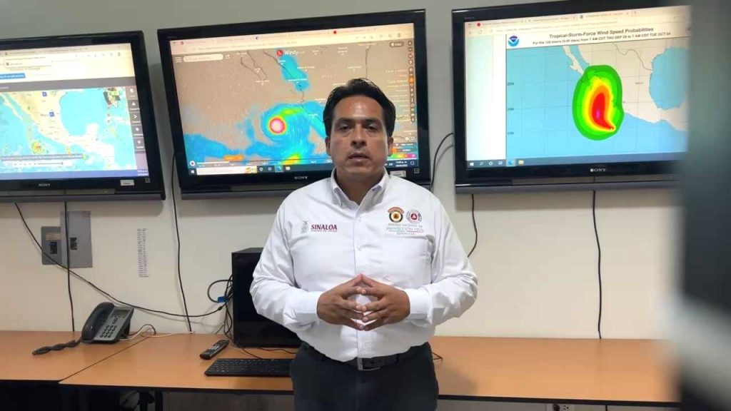 Pide Protección Civil de Sinaloa estar atentos a trayectoria de Tormenta Tropical Orlene 2022 3
