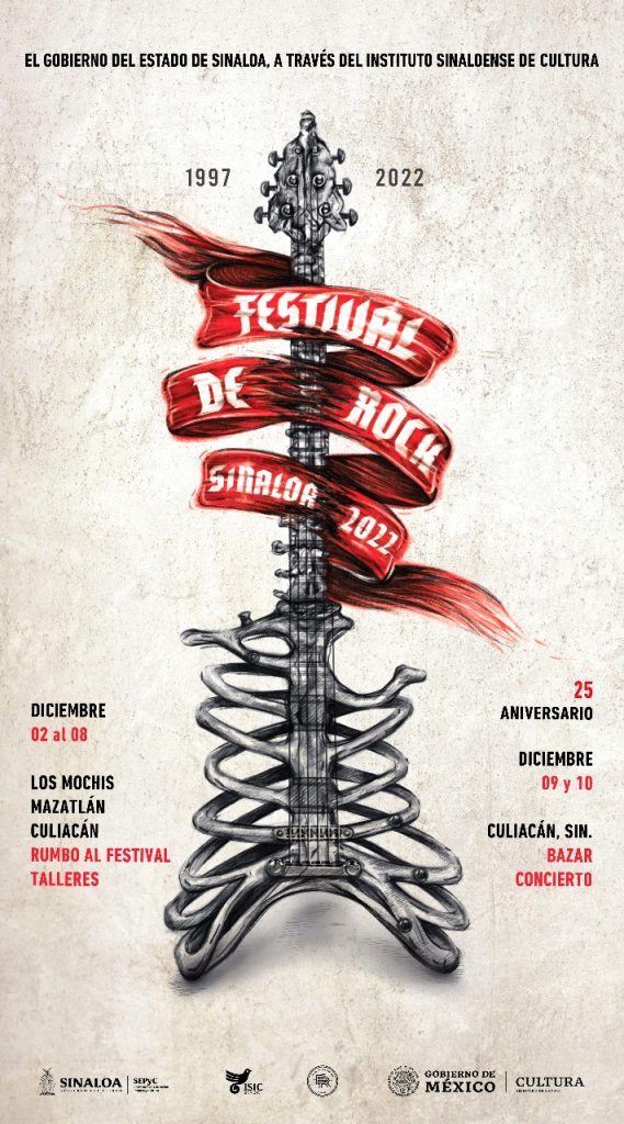 Convocan a participar en el Festival de Rock Sinaloa 2022 1