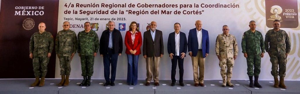El Gobernador de Sinaloa Rubén Rocha Moya se reunió con los gobernadores del Mar de Cortés 2023 2