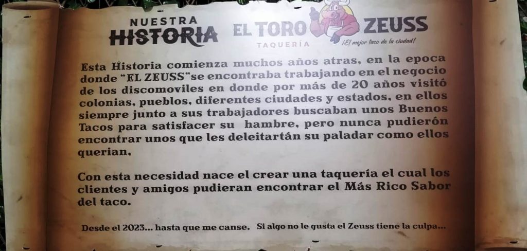 Taquería El Toro Zeuss 2023 1