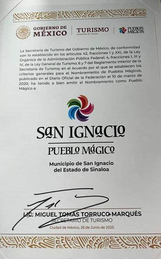 San Ignacio Sinaloa es Nuevo Pueblo Mágico de México 2023 2