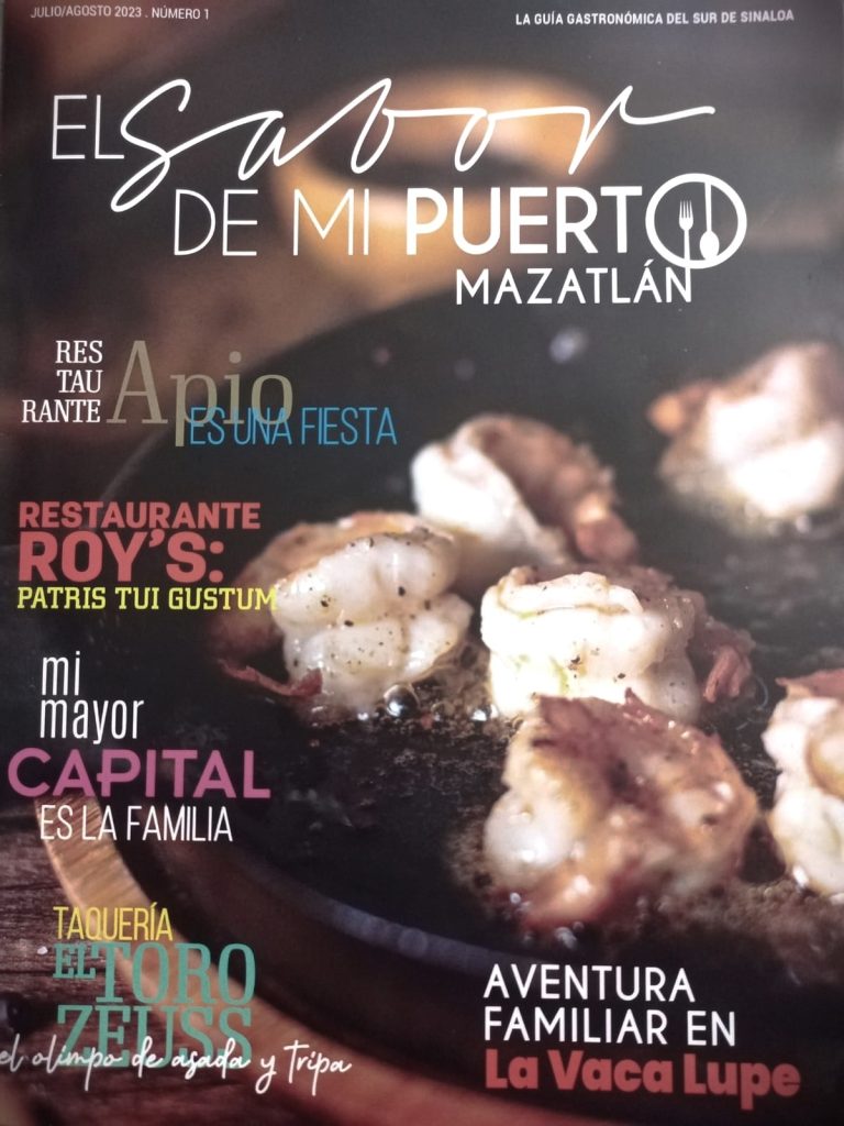 Conagam Laza la Revista El Sabor de mi Puerto Mazatlán 2023 2