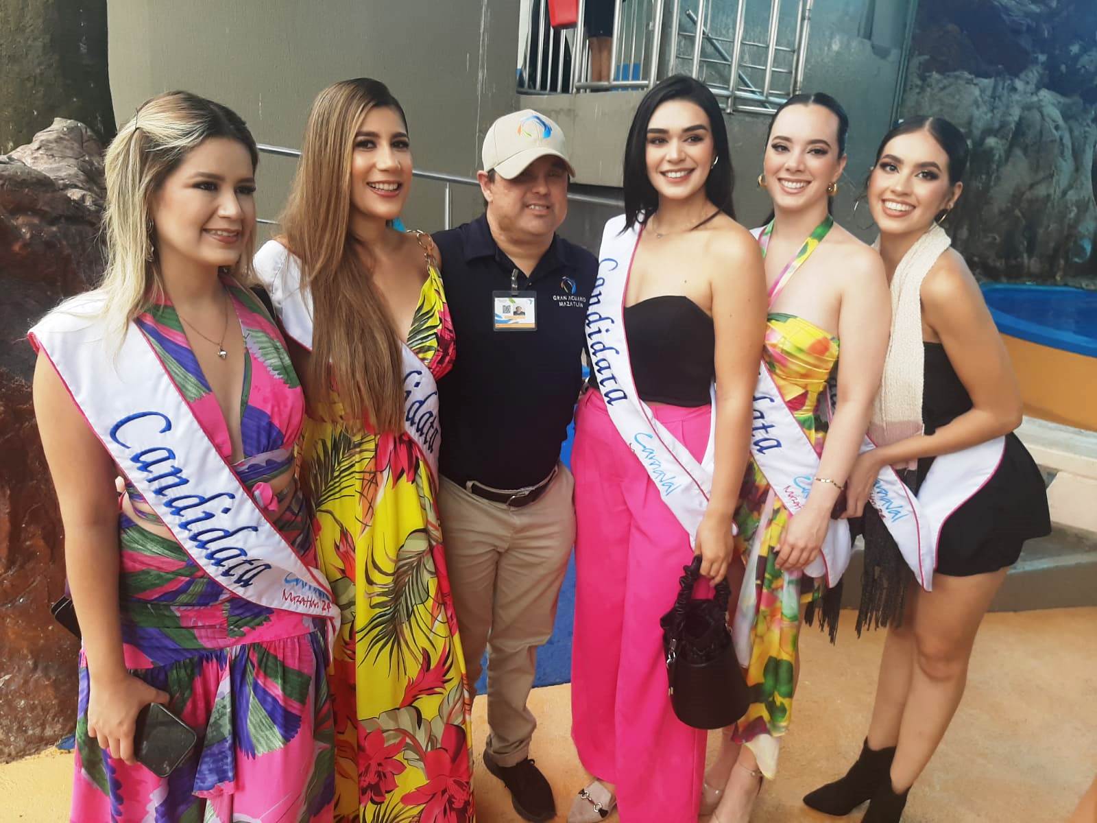 Candidatas y Candidatos a los Reinados del Carnaval de Mazatlán 2024 llevan la Alegría de la Fiesta al Gran Acuario Mazatlán 2023 7