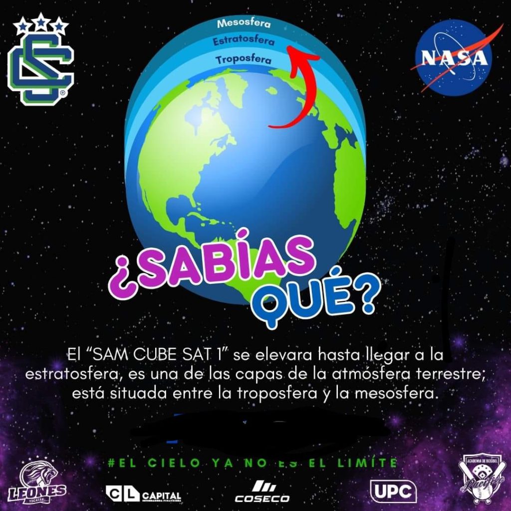 Únete al despegue y a la Aventura Espacial SAM CUBE SAT 1 2024 1
