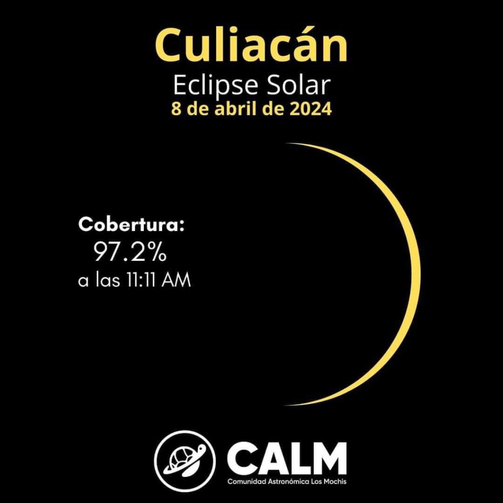 Culiacán Observación del Eclipse Total Solar 2024