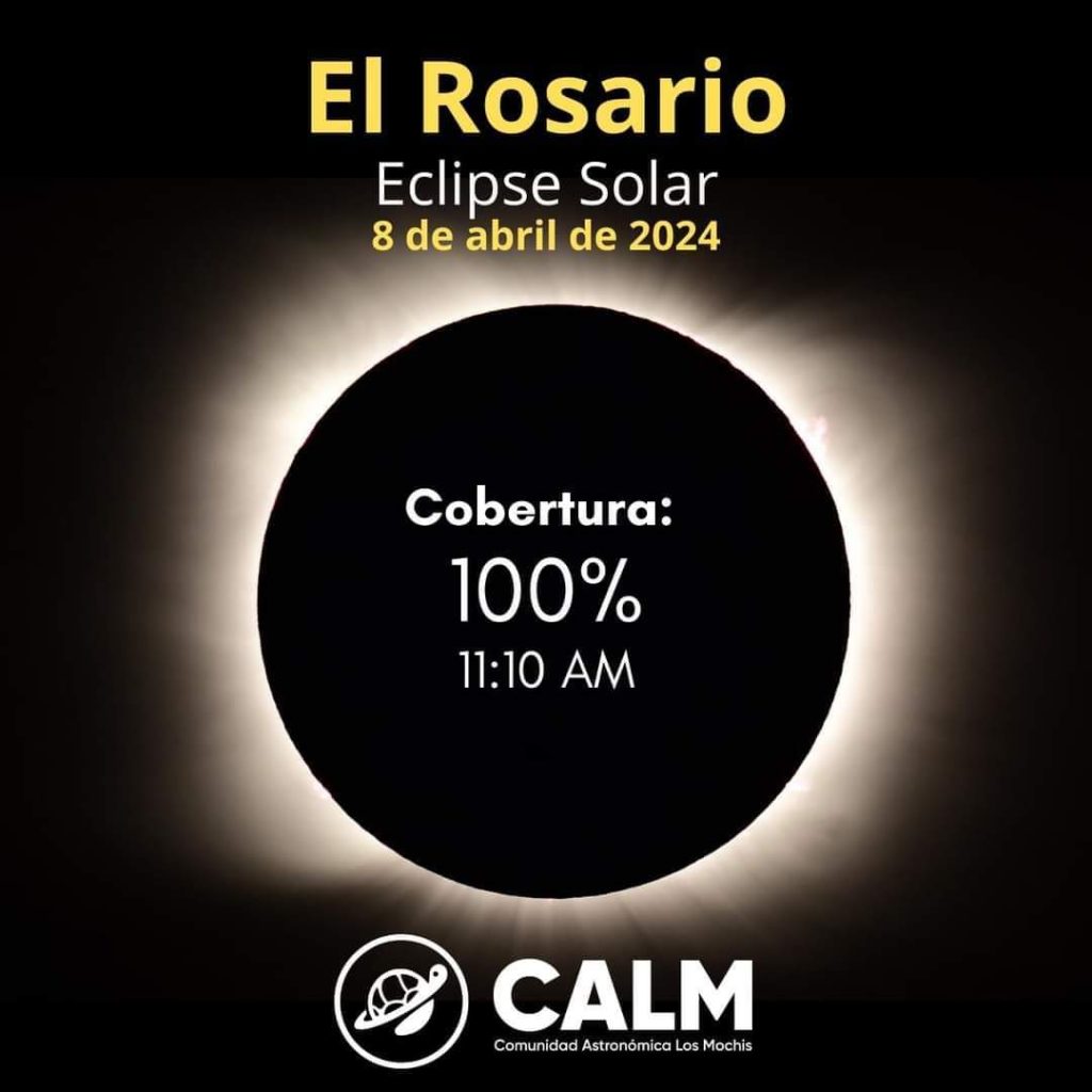 El Rosario Observación del Eclipse Total Solar 2024