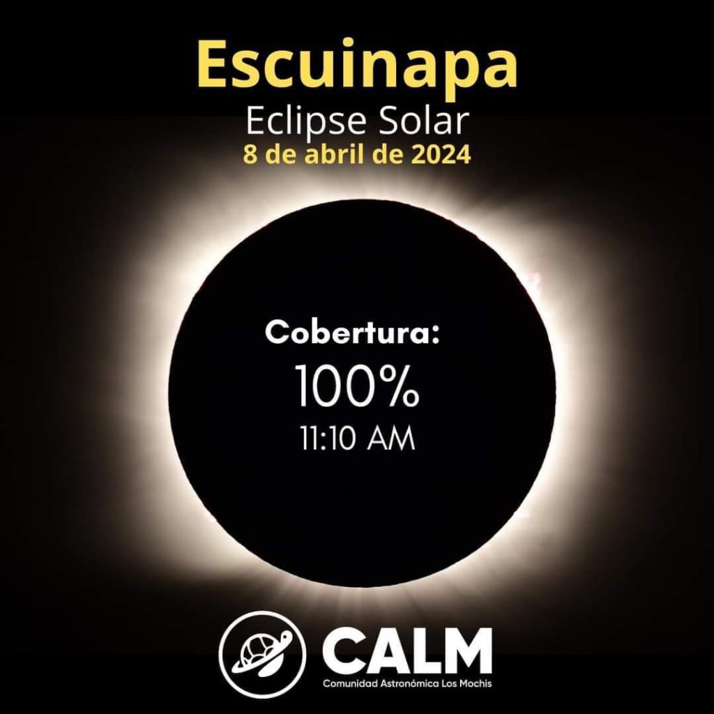 Escuinapa Observación del Eclipse Total Solar 2024