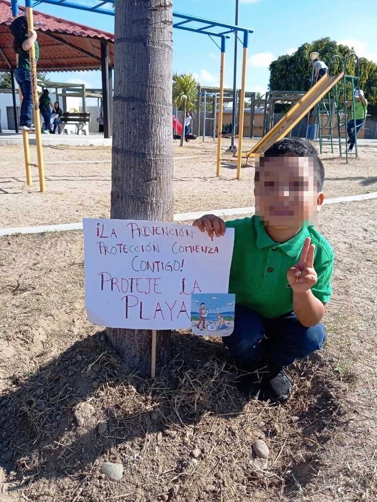 Fenomenal En Sinaloa, exigen niños y jóvenes de La Reforma el cuidado de las islas de la bahía Santa María esta Semana Santa 2024 4