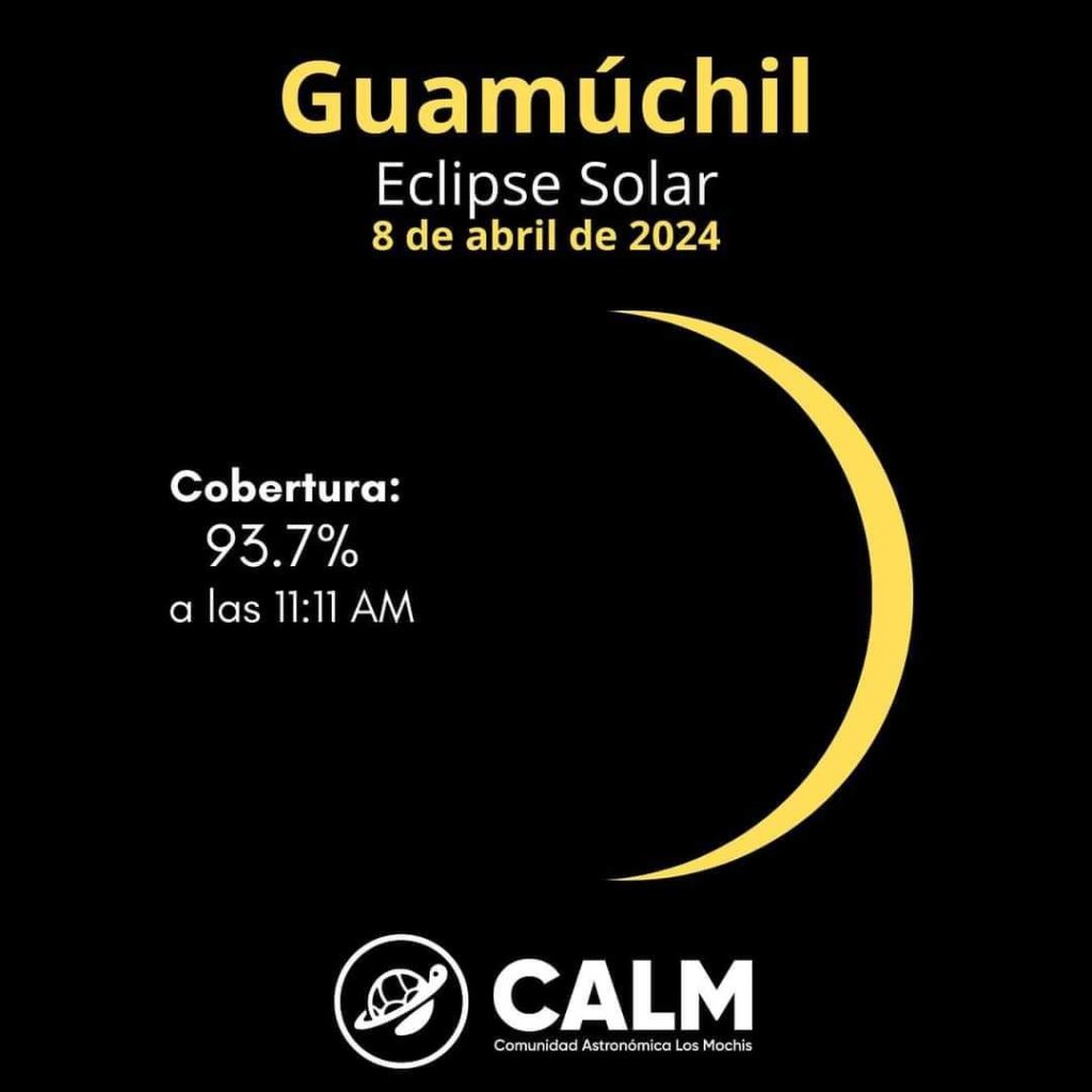 Guamúchil Observación del Eclipse Total Solar 2024
