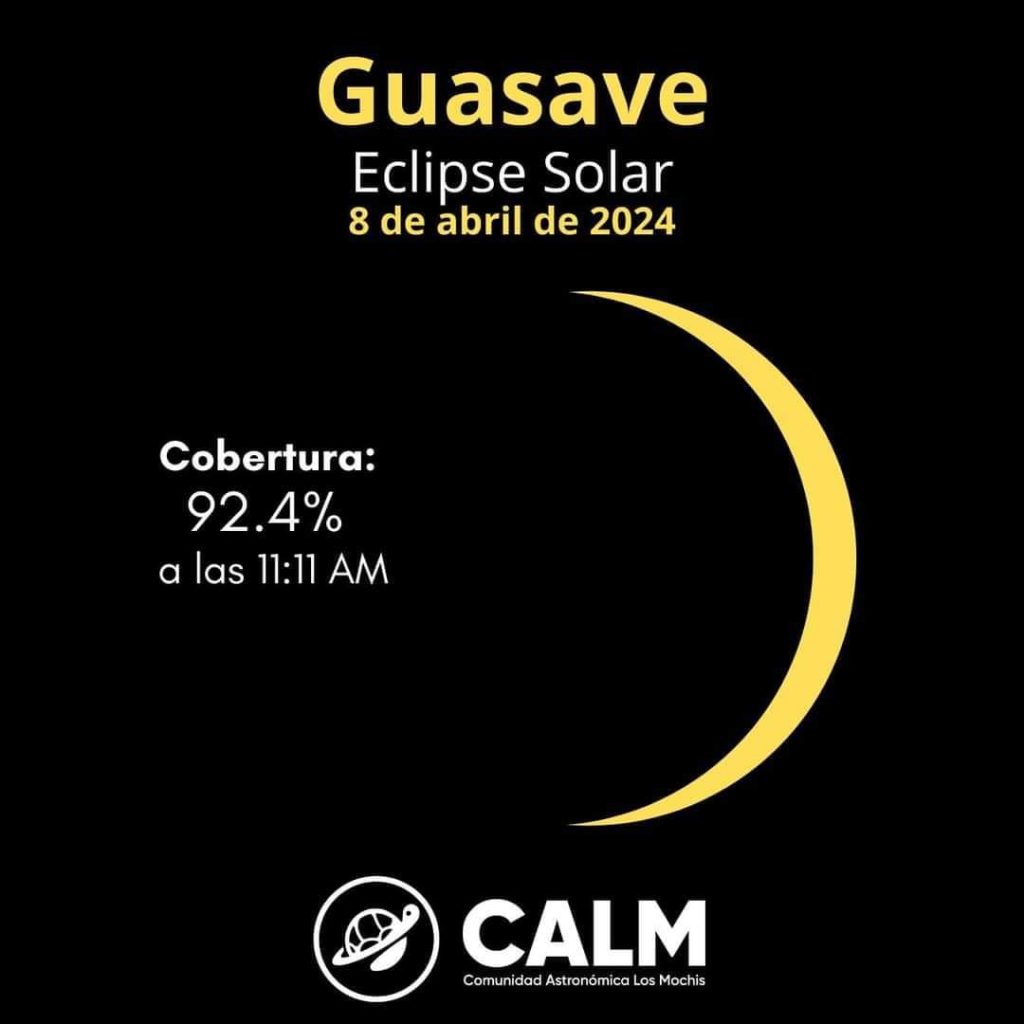 Guasave Observaci{on del Eclipse Total Solar 2024
