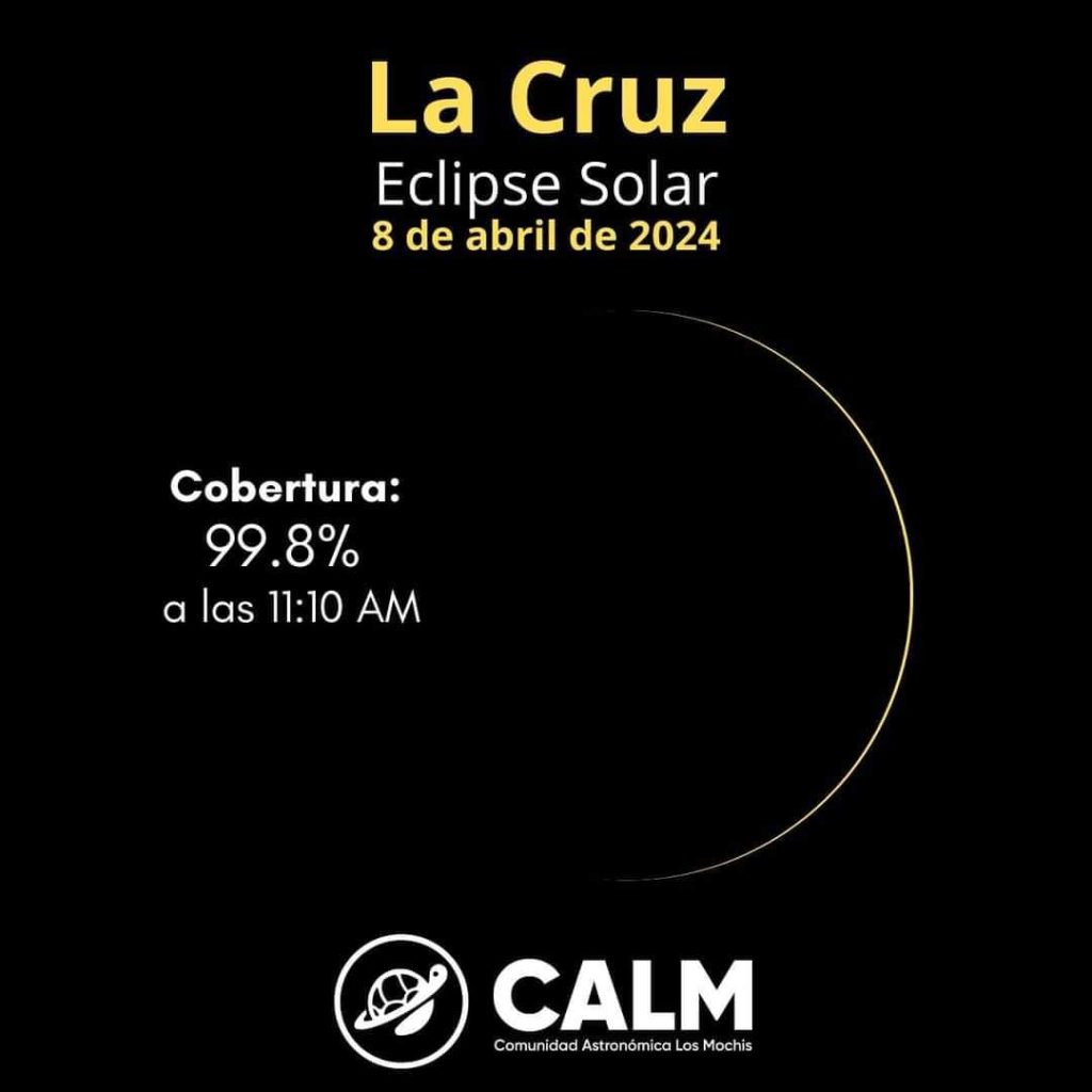 La Cruz Observaci{on del Eclipse Total Solar 2024