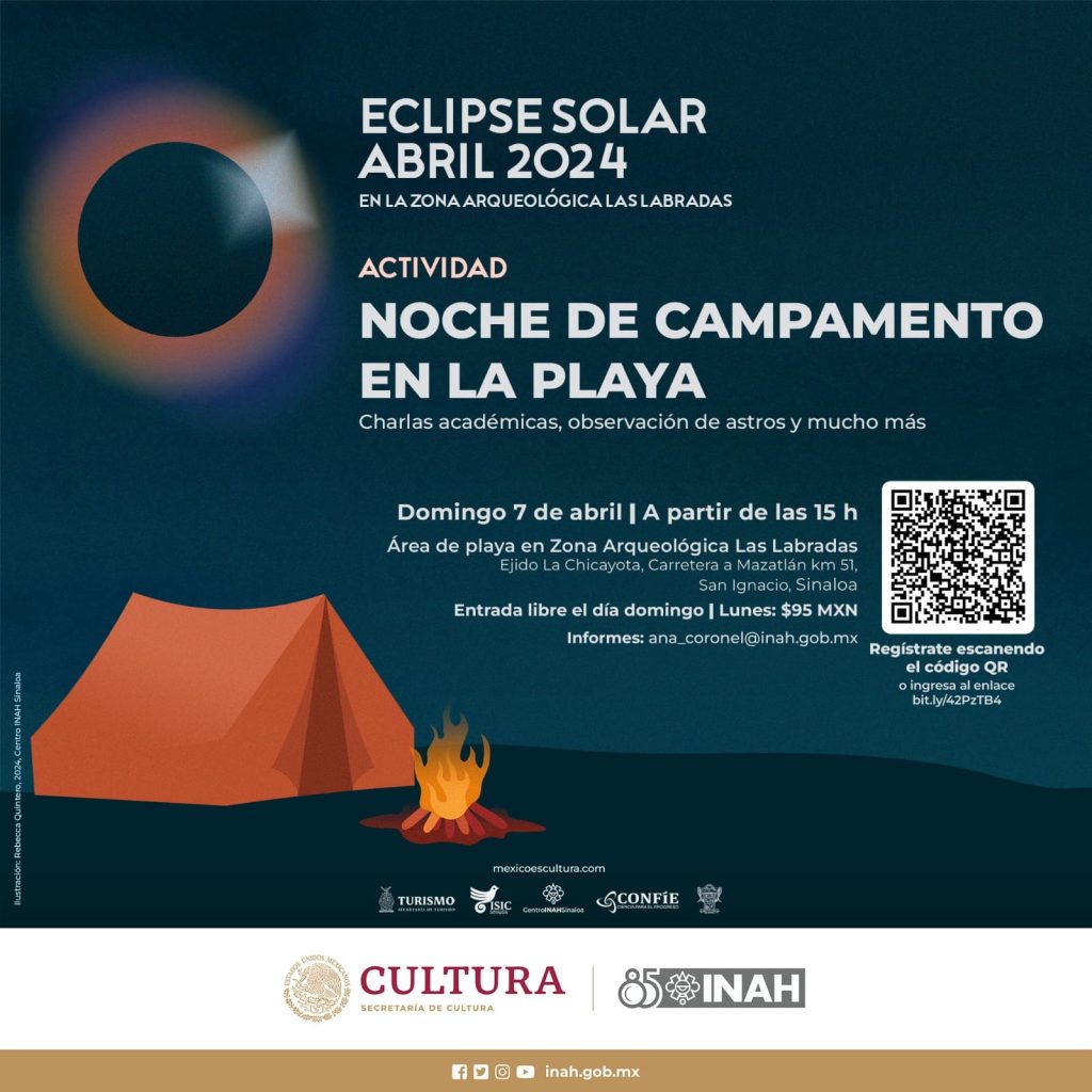 Las abradas Campamento Playas Observación del Eclipse Total Solar 2024