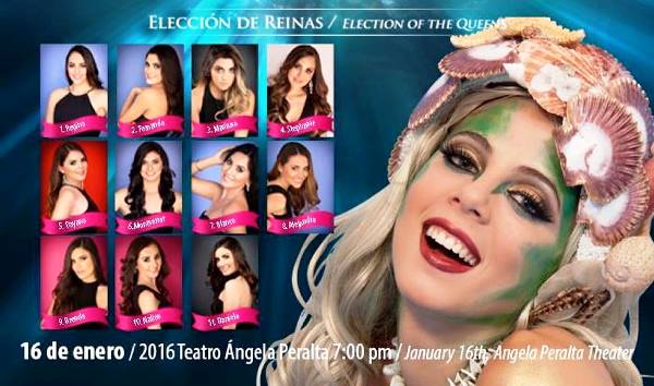 Eleccion Reina del Carnaval de Mazatlán 2016AVAL D EmAZALÁN 2016