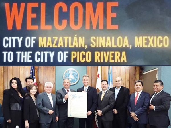 Mazatlán Pico Rivera Estrechan Lazos de Hermanamiento 2016