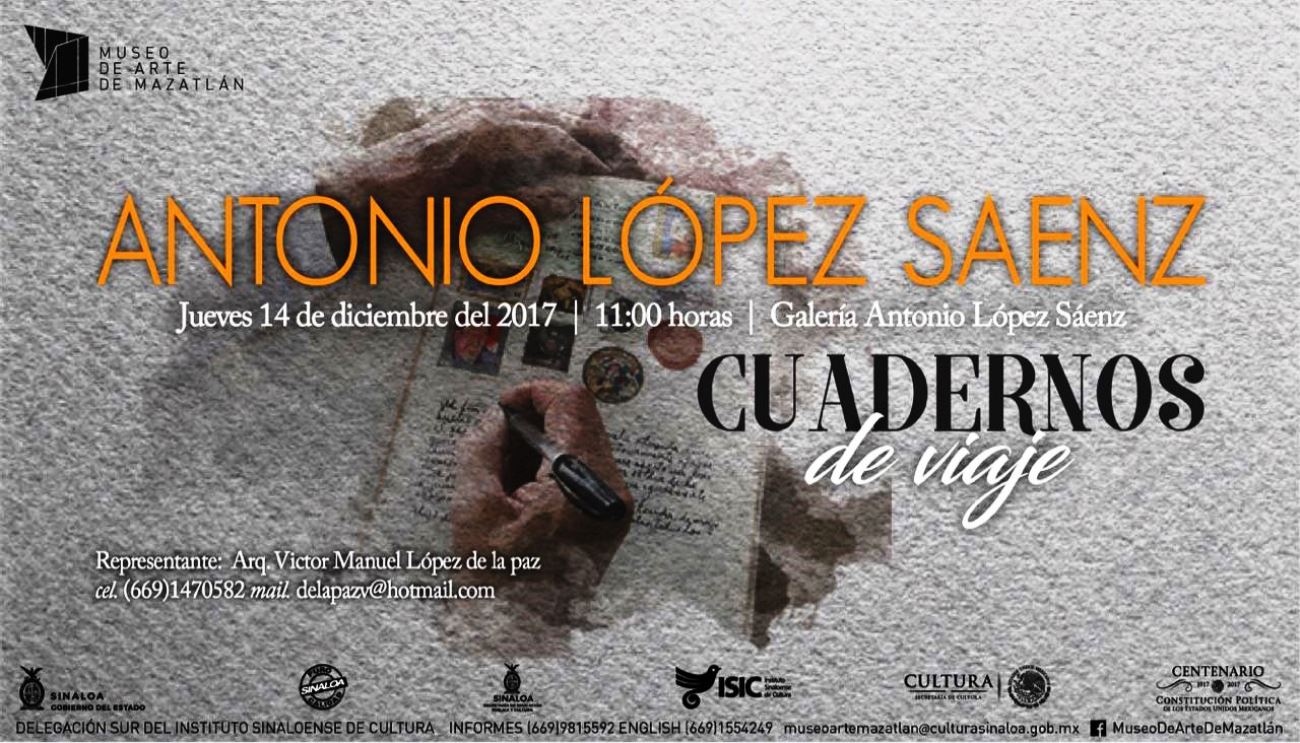 Cuadernos de Viajes Expo Antonio López Sáenz 2017 Mazatlán de Antonio López Sáenz 2017 MA a