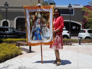 Estandarte de la Virgen del Rosario Sinaloa en Trópico Sur 2018