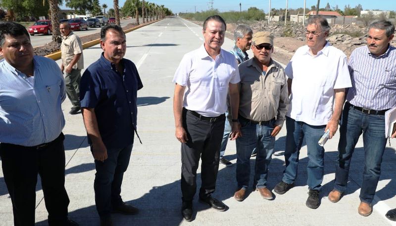 Abren segunda etapa de la modernización de la carretera Los Mochis-Topolobampo