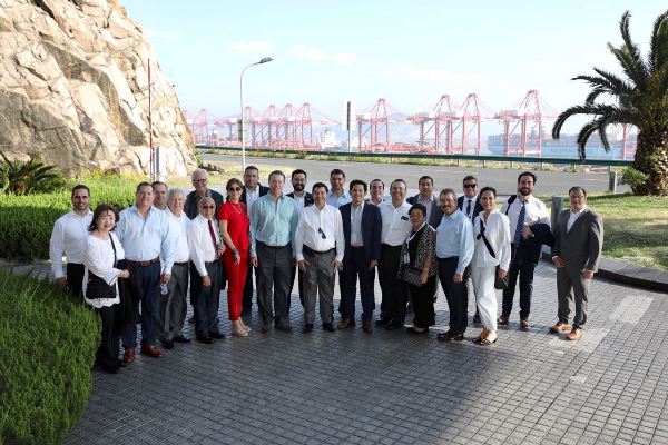 Puerto de Shanghai China Visita Delegación Sinaloense Mayo de 2018