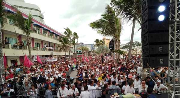 AMLO en Mazatlán Olas Altas Septiembre 2018 Gira Agradecimiento s