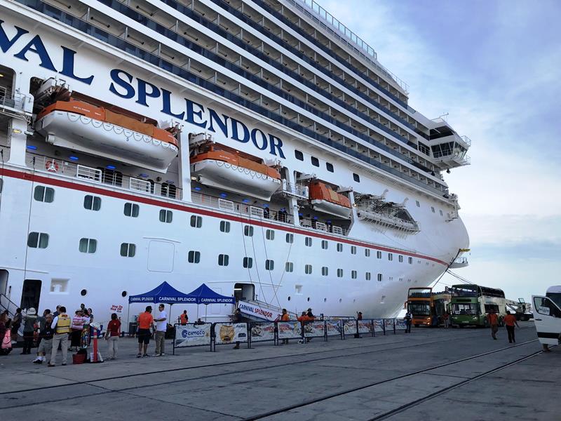 En Mazatlán el crucero turístico Carnival Splendor Crucero Carnival Splendor Mazatlán Septiembre 2018 (2)