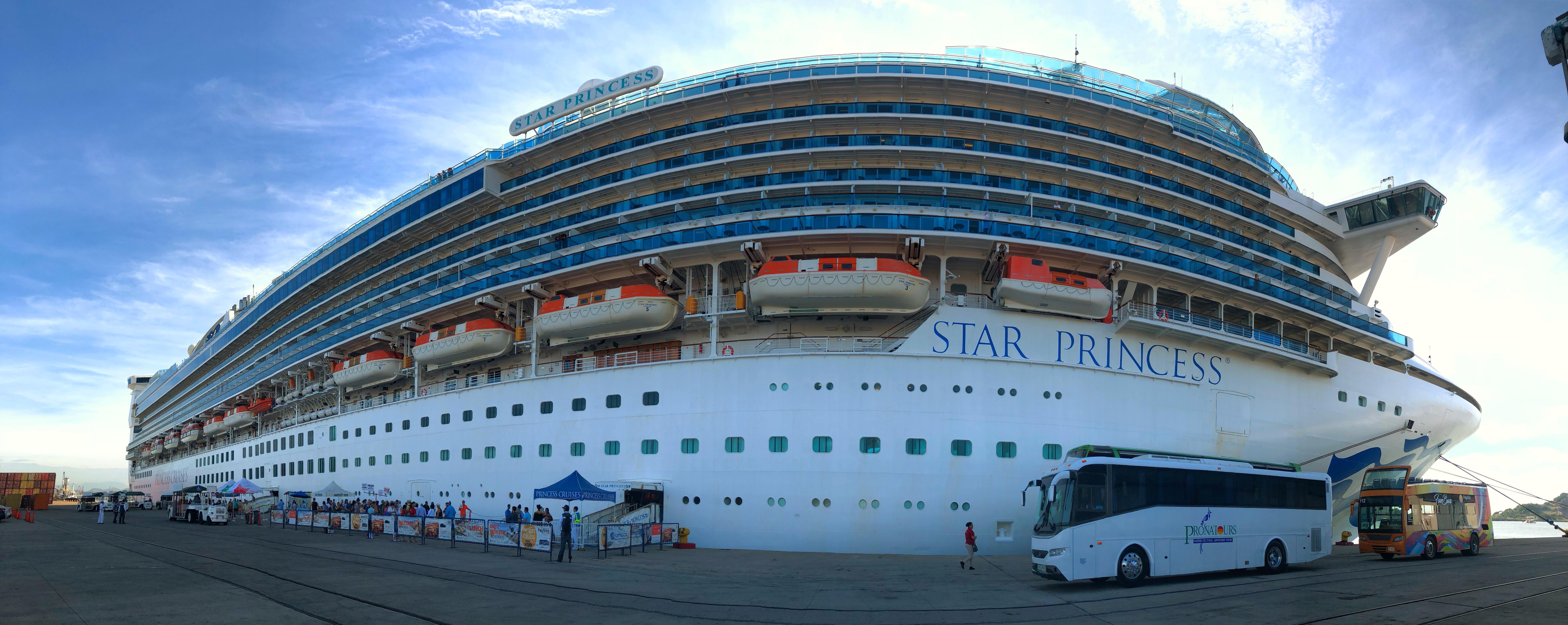 crucero turístico Star Princess Mazatlán