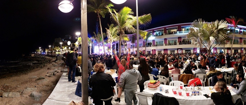Nació una tradición en Mazatlán con el evento Masivo de Año Nuevo 2019