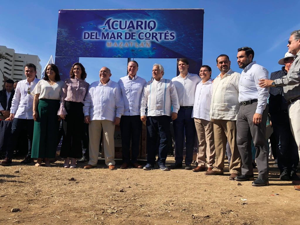 La Transformación de Mazatlán no se detiene: Va por el Mejor Acuario de Latinoamérica Acuario Mar de Cortés Primera Piedra 2019 (1)