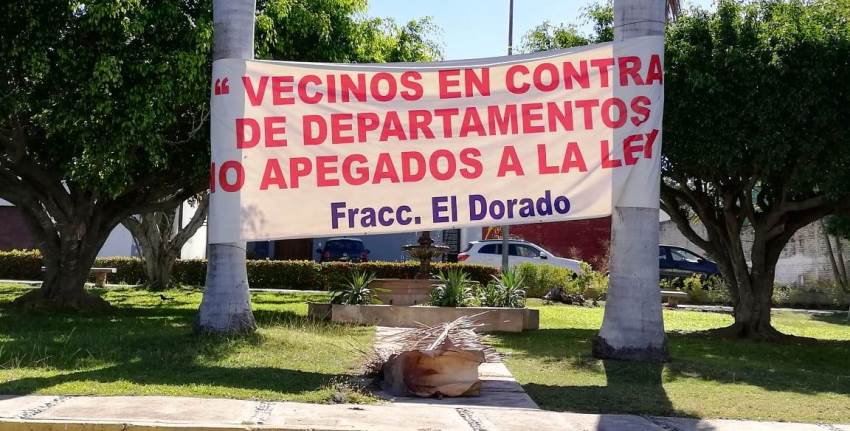 Protesta Colonos El DOrado Gaviotas Mazatlán Sinaloa México Zona Trópico 2019