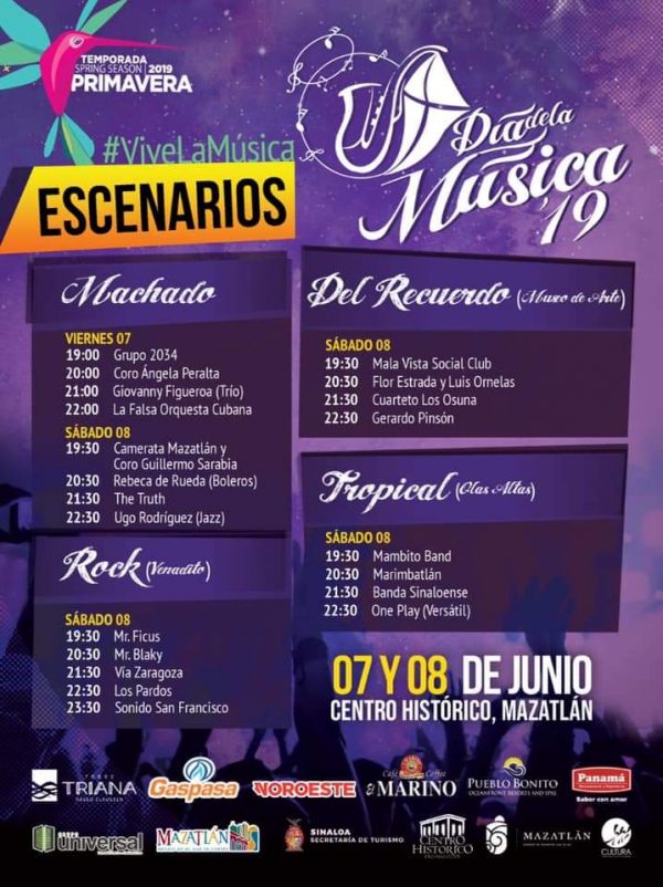 Día de la Música Mazatlán 2019