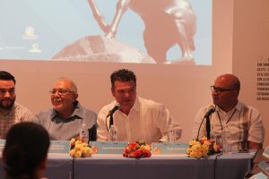 Óscar Pérez Barros Secretario Turismo Sinaloa Foro UNESCO Mazatlán Inauguración 2019