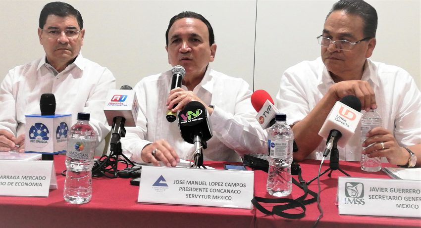 José Manuel López Presidente de Concanaco Anuncia Órgano Sustituto CPTM Mazatlán 2019