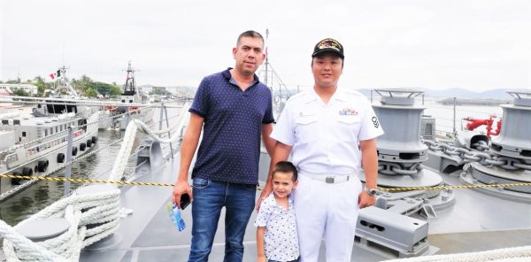 Visita Barcos Armada Japonesa Kashima e Inazuma Visitan Mazatlán 2019 2
