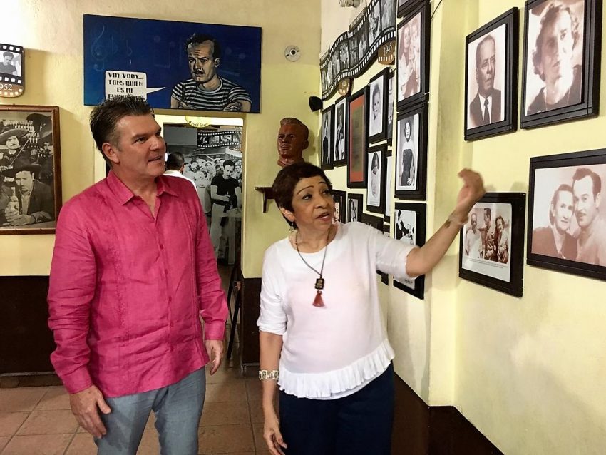 Oscar Pérez Barros Sandra Ortega Visita Museo Rincón de Pedro Infante 2019