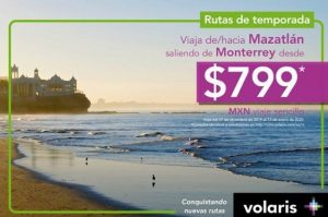 Volaris Monterrey Mazatlán 2019 Nuevo Vuelo 1
