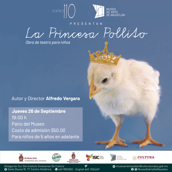 Banner web La princesa pollito - MAZATLÁN
