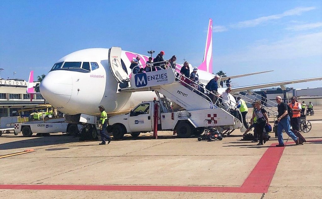 Swoop Vuelo Inaugural Edmonton Mazatlán 2019