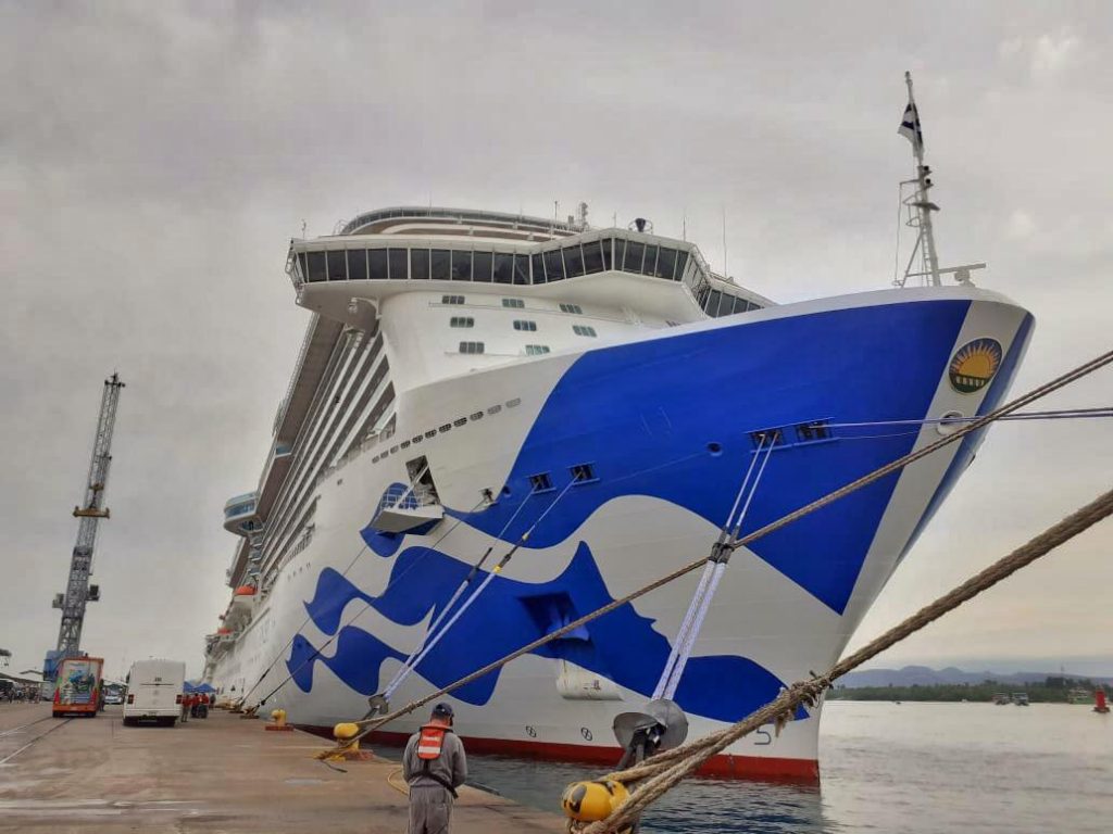 Arriban por segunda ocasión este mes 3 cruceros turísticos a Mazatlán