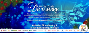 Banner web Concierto de Diciembre Temporada SAS-ISIC 2019