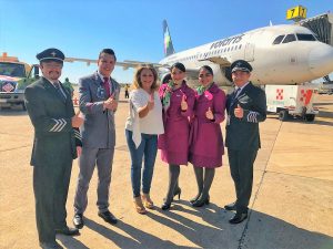 La subsecretaria de Turismo Sylvia Ruiz Coppel, en representaci&oacute;n del Secretario de Turismo &Oacute;scar P&eacute;rez Barros, inaugur&oacute; hoy el vuelo Monterrey-Mazatl&aacute;n de Volaris, que realizar&aacute; los recorridos a&eacute;reos cuatro veces a la semana.