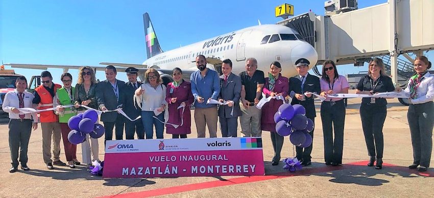 Vuelo Inaugural Volaris Mazatlán Monterrey Diciembre 2019 (1)
