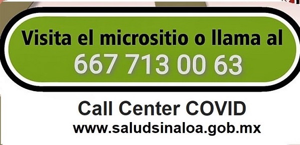 Call Center Coronavirus Sinaloa 2020
