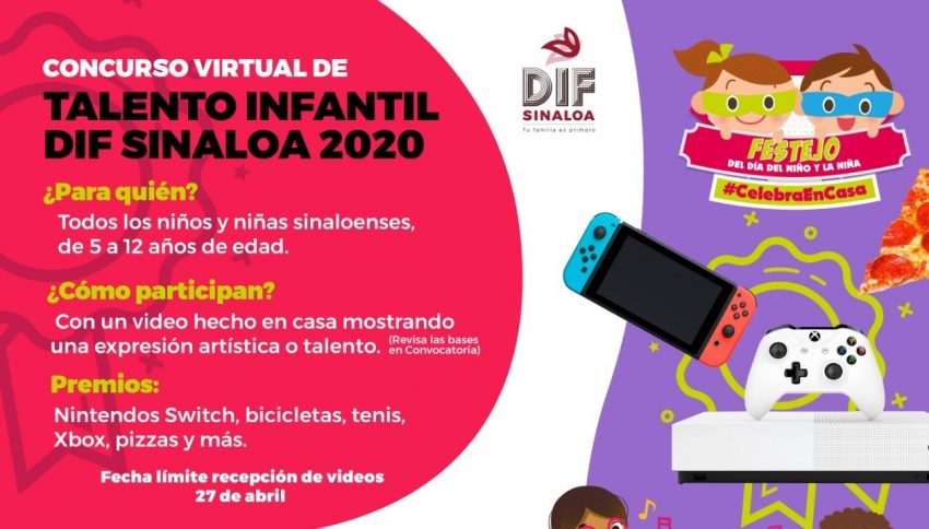 Concurso Día del Niño y las Niñas Dif Sinaloa 2020