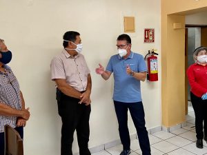 Óscar Pérez Barros realiza gira de inspección en hoteles de Guamúchil 2020 2
