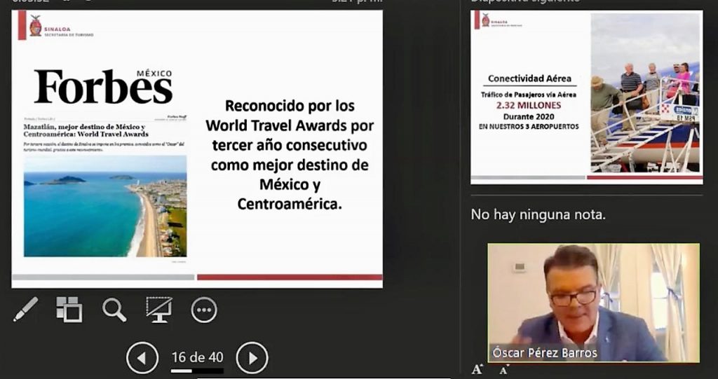 Óscar Pérez Barros Rinde informe de Turismo ante el Congreso de Sinaloa óscar Pérez Barros Comparecencia ante el Congreso del Estado de Sinaloa Turismo 2021