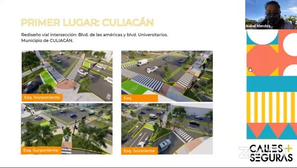 Calles Seguras para Mazatlán Culiacan y Angostura Proyectos Ganadores 2021 Culiacán Primer Lugar