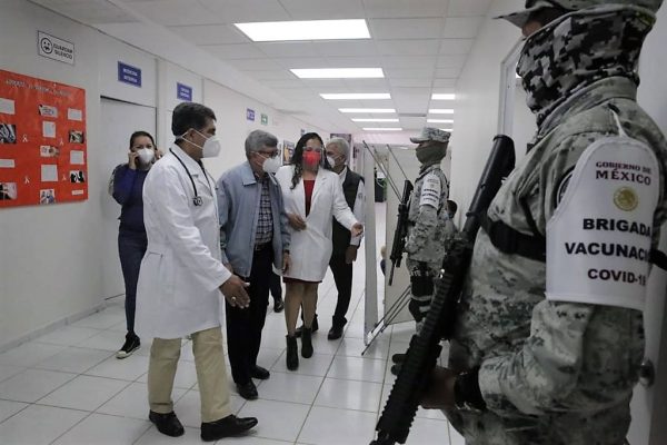 Dr. Efrén Encinas Torres, Supervisión Vacunación Covid 19 Hospitales Generales Sinaloa 2021 2