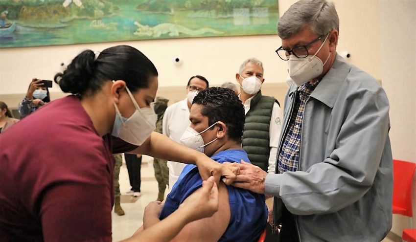 Dr. Efrén Encinas Torres, Supervisión Vacunación Covid 19 Hospitales Generales Sinaloa 2021
