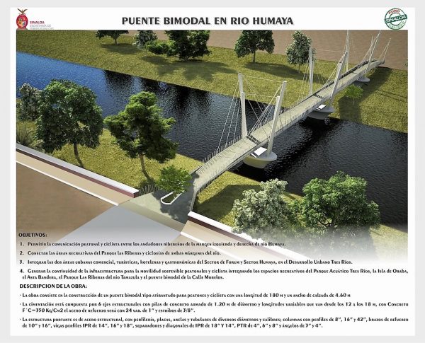 Inician las Obras del Puente Bimodal en el Río Humaya de Culiacán 2021 3a