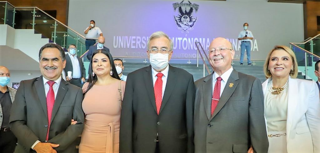 Convoca Rocha Moya a todos los sectores a la unidad y la reconciliación Rubén Rocha Moya Gobernador Electo Sinaloa Toma P´rotesta Rector UAS Jesús Madueño Molina 2'21