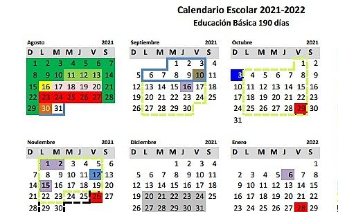 Aprueba la SEP Calendario Escolar de 190 días para Sinaloa 2021 1